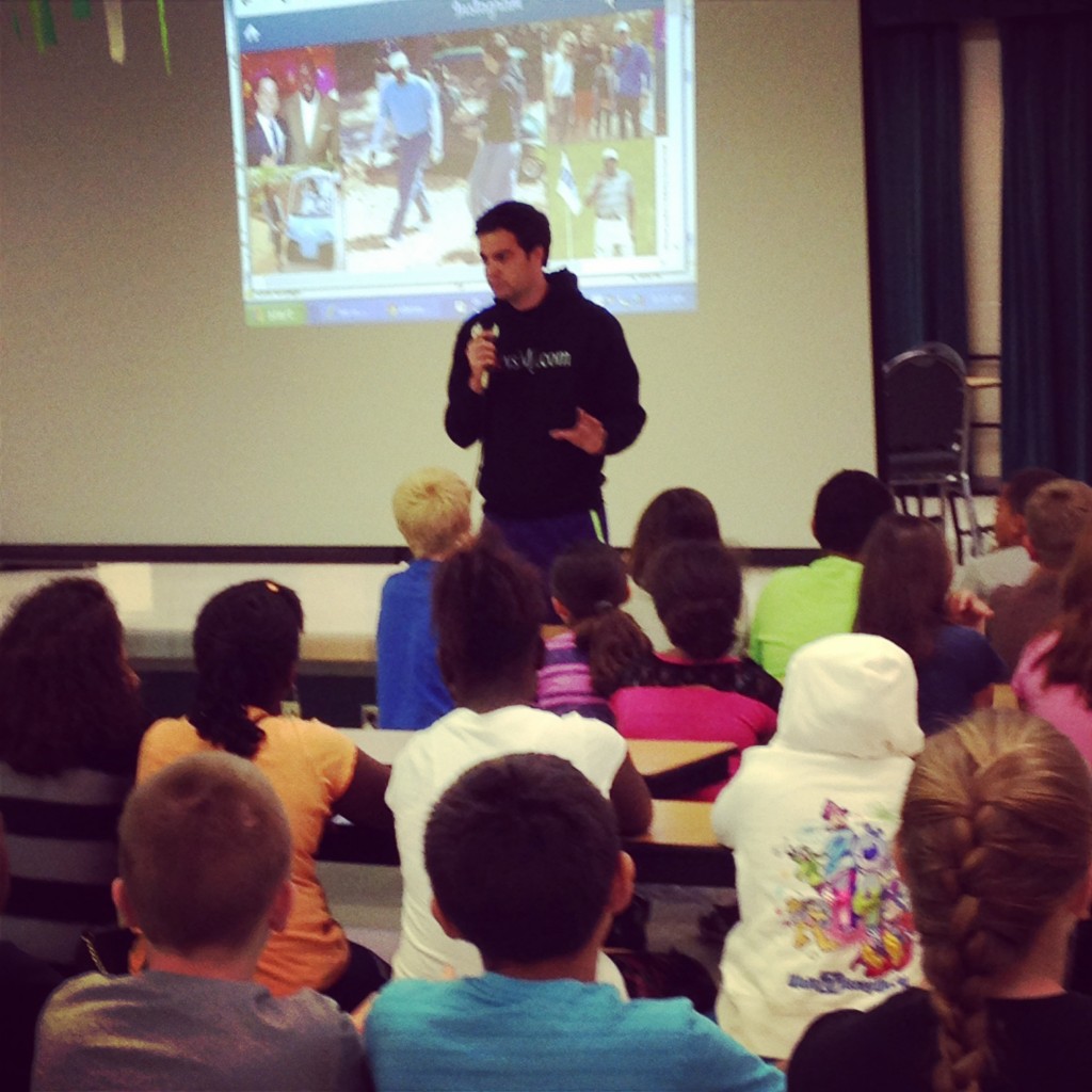 Speaking at Dillard Elementary (May 2014)