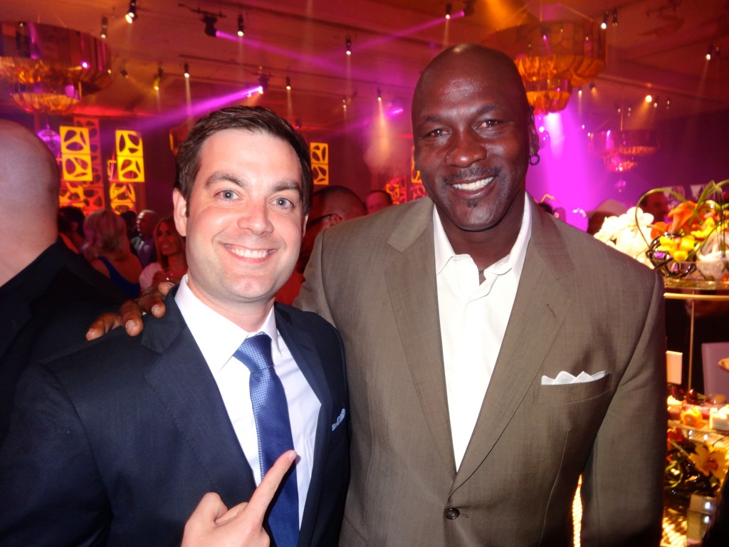 Me with Michael Jordan at the MJCI Gala. (Photo Credit: Marcus Jordan)