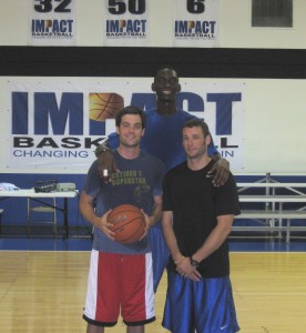 Me, Akeme Smart, Matt Hiller (Impact Basketball)
