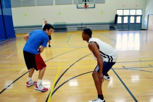 One of my few opportunities on offense!